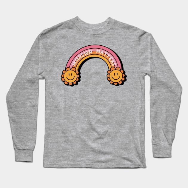 Inclusion Matters Long Sleeve T-Shirt by Doodle by Meg